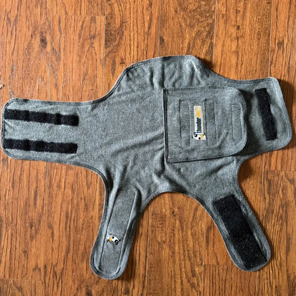 Thundershirt Heather Gray Dog Anxiety Vest Size Small